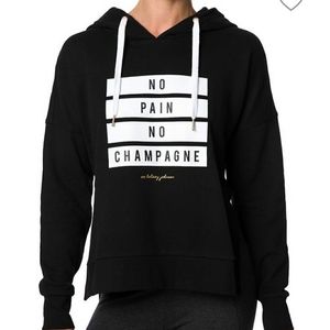 Betsey Johnson “No Pain No Champagne “ hoodie